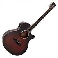 Tanglewood TW4E AVB Guitarra Electroacústica Super Folk Antique Vintage Burst 9