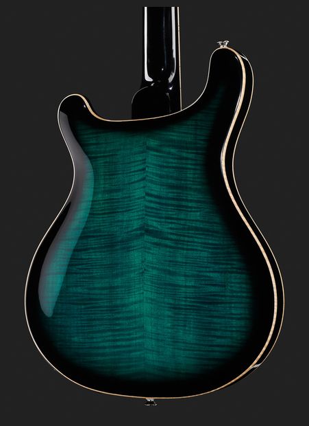 PRS SE Hollow Body II Piezo PB Guitarra Eléctrica Peacock Blue 15