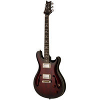 PRS SE Hollow Body II Standard FRB Guitarra Eléctrica Fire Red Burst 2