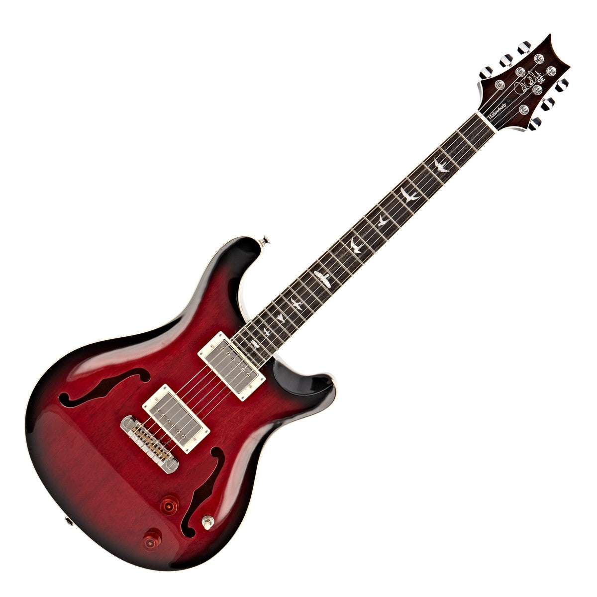 PRS SE Hollow Body II Standard FRB Guitarra Eléctrica Fire Red Burst 7