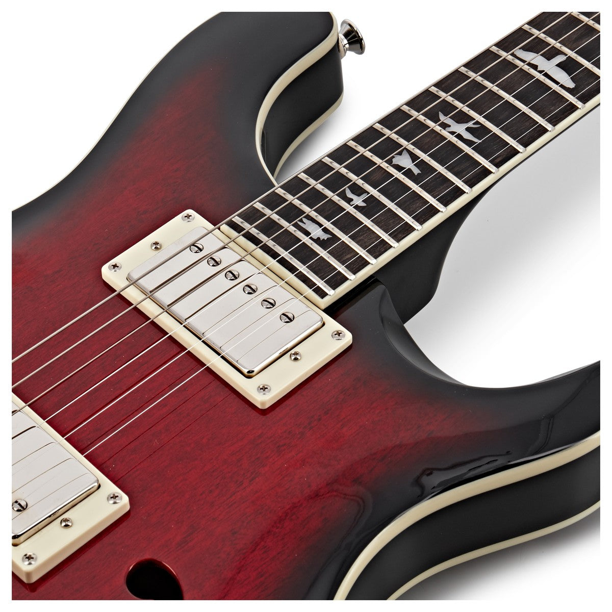 PRS SE Hollow Body II Standard FRB Guitarra Eléctrica Fire Red Burst 11