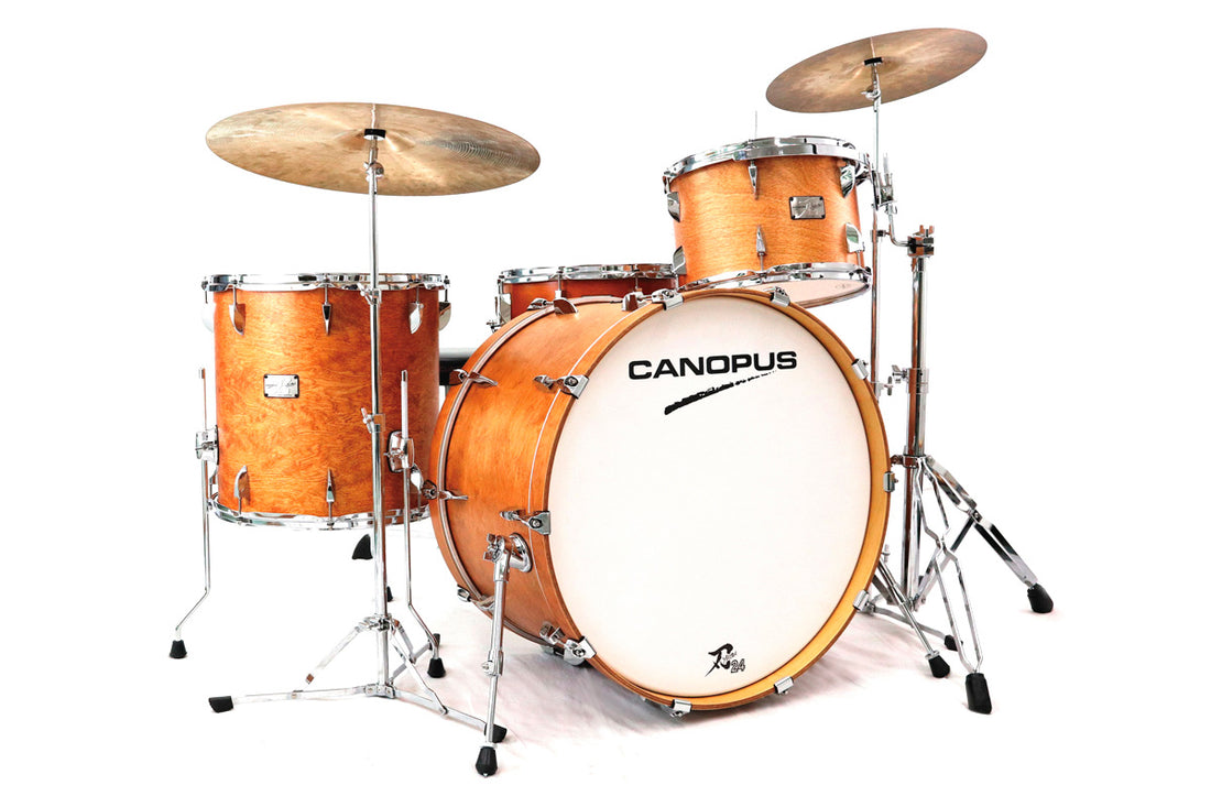 Canopus Yaiba 24 Kit with Snare Antique Natural Matte Batería Acústica 1