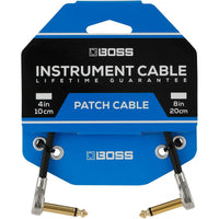 Boss BPC8 Patch Cable para Pedales Jacks Acodados 20cm 3