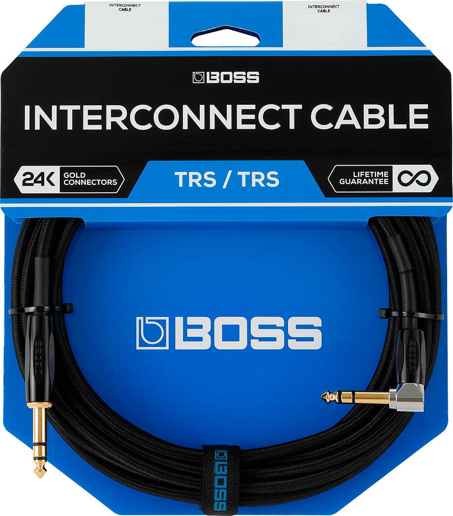 Boss BCC3TRA Cable Jack Trs Recto Acodado 1 Metro 1