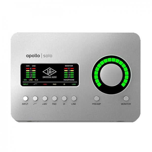 DTM・DAW UniversalAudio Apollo Solo Thunderbolt 3 Universal Audio Apollo Solo Thunderbolt 3 Heritage Interfaz de Audio