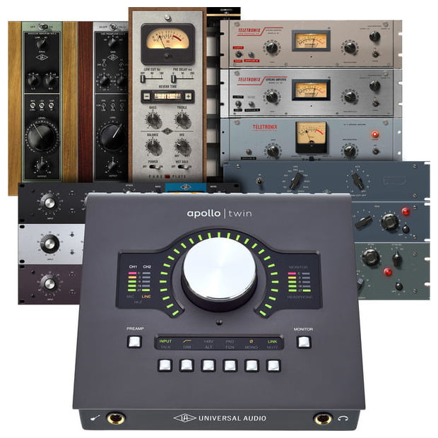 Universal Audio Apollo Twin MKII Heritage Interfaz de Audio 14