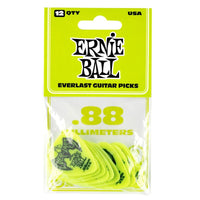 Ernie Ball 9191 Everlast Bolsa de 12 Púas 0.88mm Verdes 2