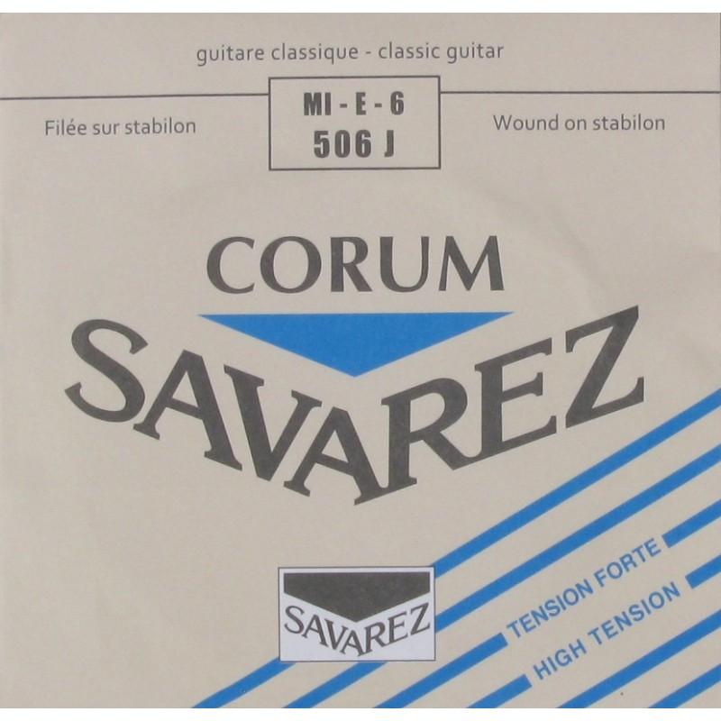 Savarez 506 J 6ª Cuerda Corum Azul Tensión Fuerte Guitarra Española 1