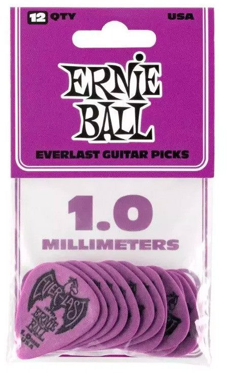 Ernie Ball 9193 Everlast Bolsa de 12 Púas 1mm Púrpura 2