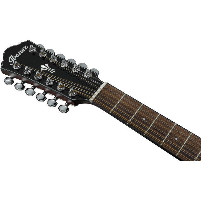 Ibanez AEG5012 BKH Guitarra Electroacústica 12 Cuerdas Negra 6