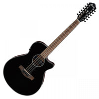 Ibanez AEG5012 BKH Guitarra Electroacústica 12 Cuerdas Negra 9