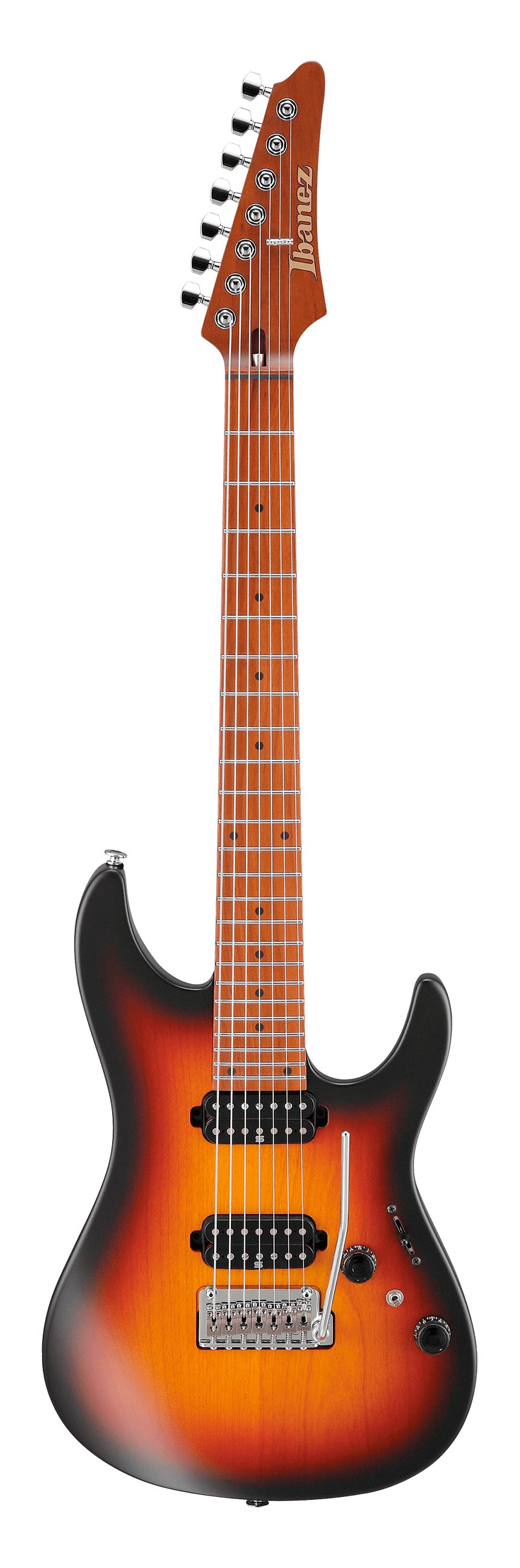 Ibanez AZ24027 TFF Prestige Guitarra Eléctrica 7 Cuerdas Trifade Burst 1