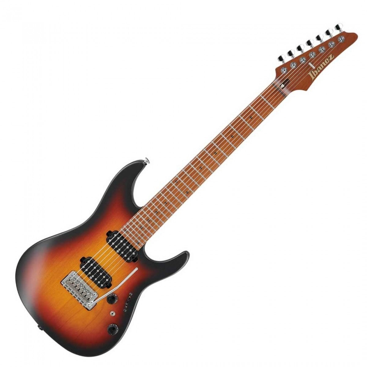 Ibanez AZ24027 TFF Prestige Guitarra Eléctrica 7 Cuerdas Trifade Burst 5