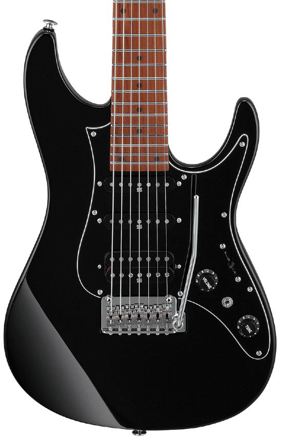 Ibanez AZ24047 BK Prestige Guitarra Eléctrica 7 Cuerdas Negra 2