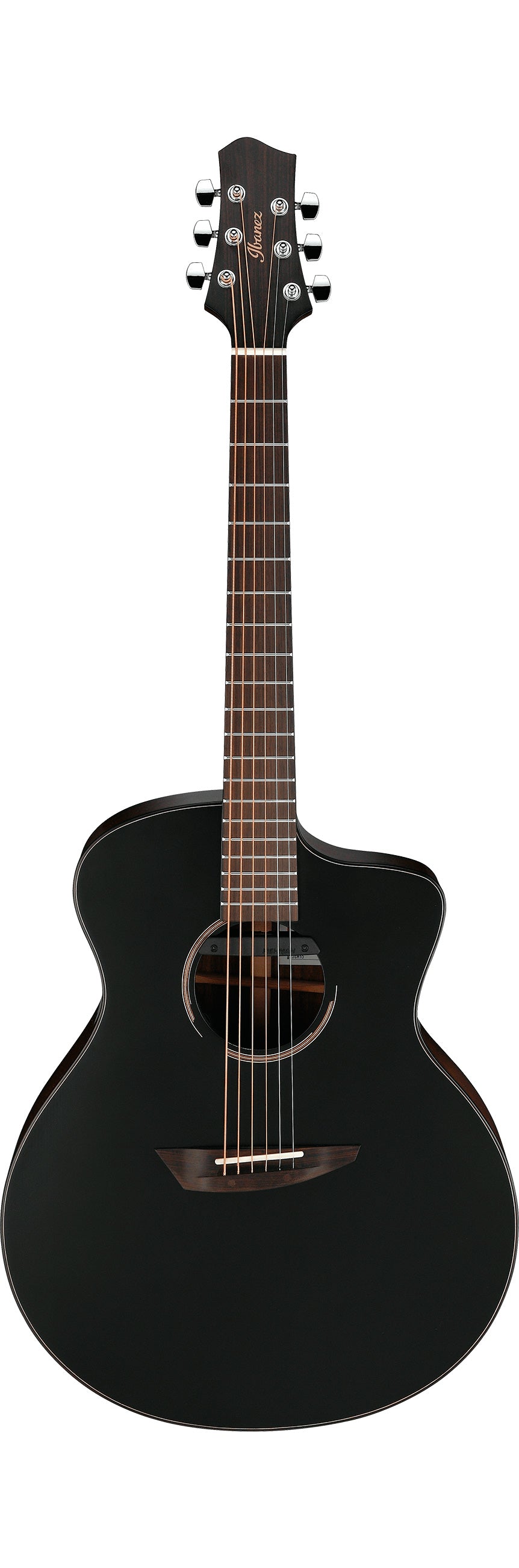 Ibanez JGM10 BSN Jon Gomm Guitarra Electroacústica Jumbo Negra 1