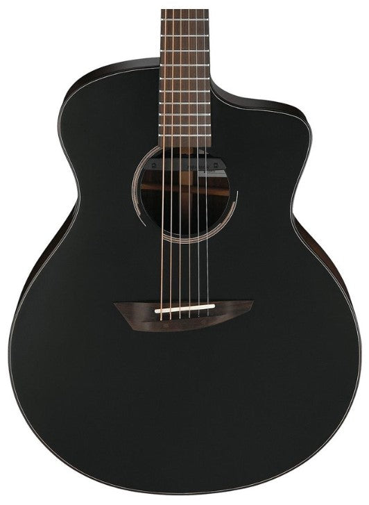 Ibanez JGM10 BSN Jon Gomm Guitarra Electroacústica Jumbo Negra 4