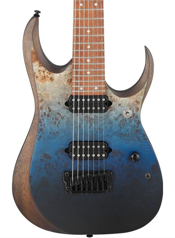 Ibanez RGD7521PB DSF Guitarra Eléctrica 7 Cuerdas Deep Seafloor Fade Flat 2