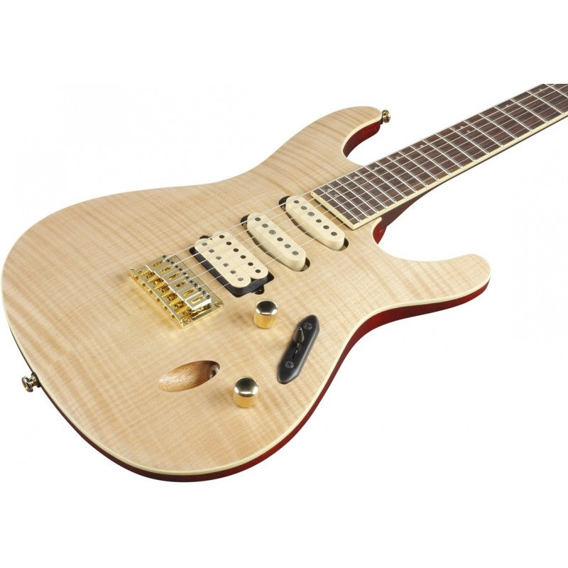 Ibanez SEW761FM NTF Guitarra Eléctrica Natural Flat 6