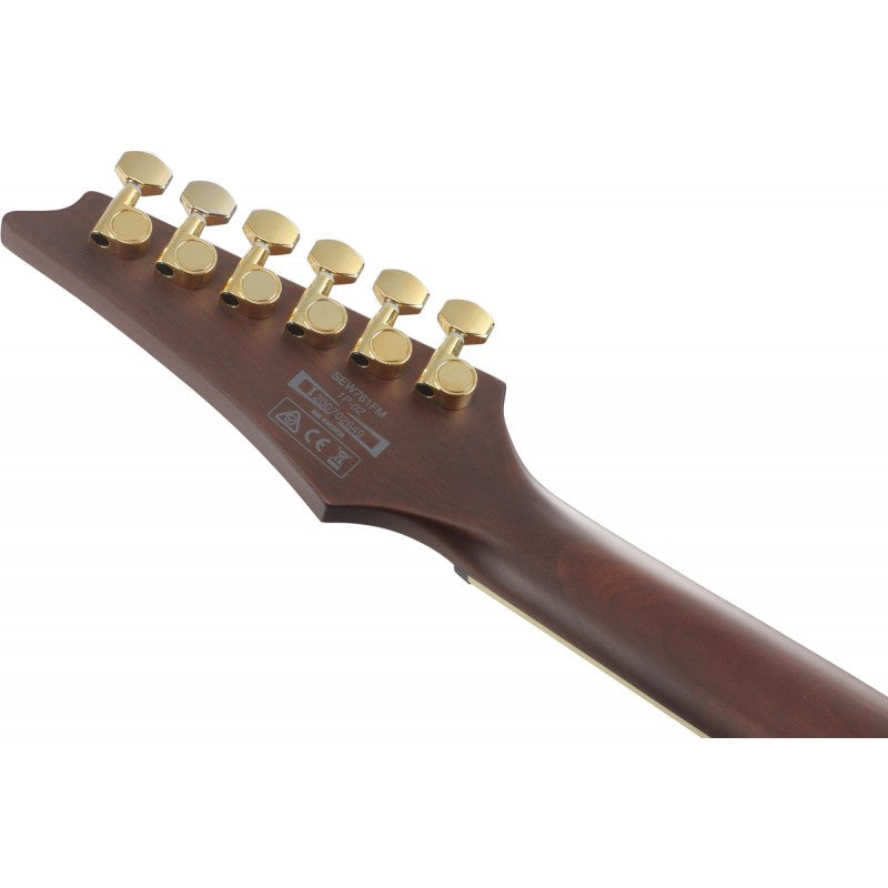 Ibanez SEW761FM NTF Guitarra Eléctrica Natural Flat 9