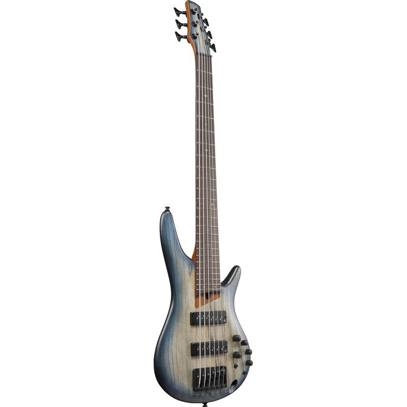 Ibanez SR606E CTF Bajo Eléctrico 6 Cuerdas Cosmic Blue Starburst Flat 2