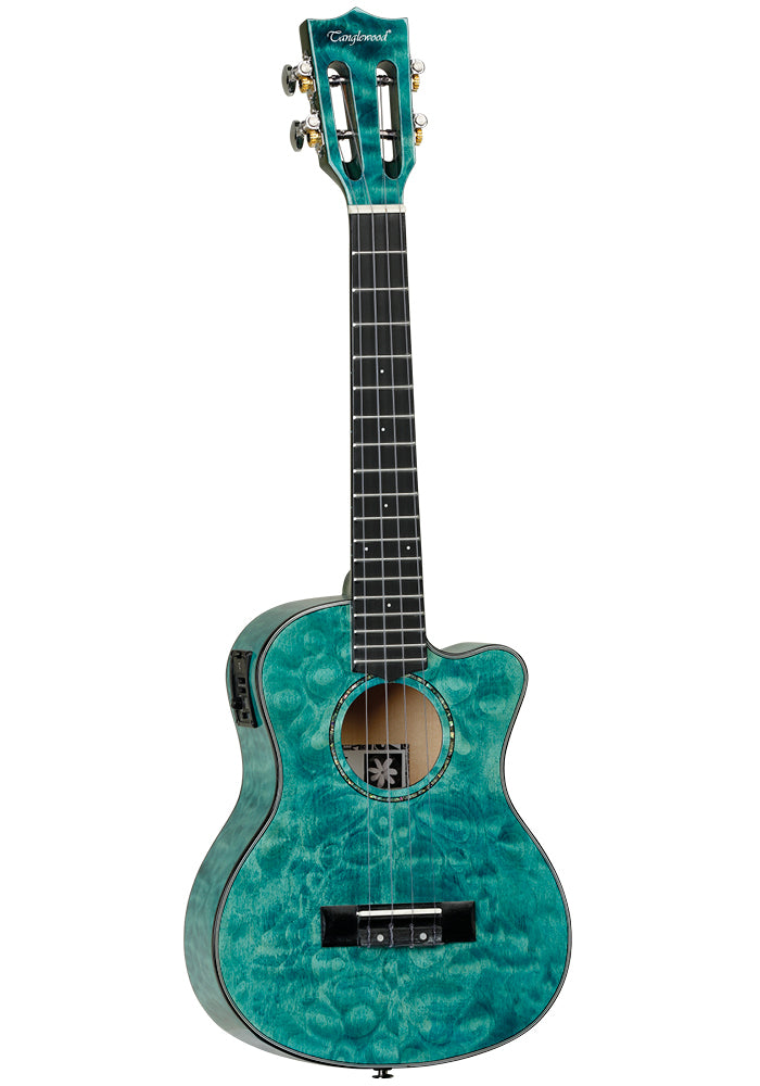 Tanglewood TWT24E Tiare Ukelele Electrificado Tenor Coral de Tahiti 1