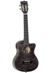 Tanglewood TWT28E Tiare Ukelele Electrificado Tenor Obsidian Black 1