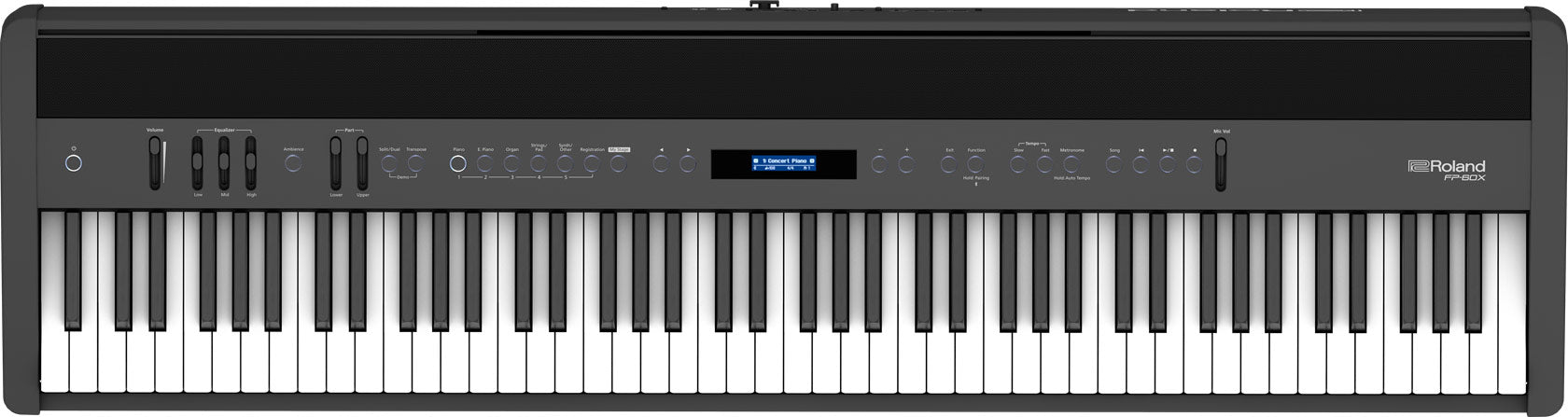 Roland FP60X BK Piano Digital Portátil Negro 1