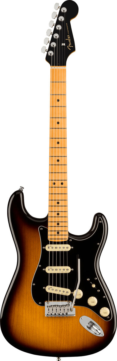 Fender American Ultra Luxe Stratocaster MN Guitarra Eléctrica 2 Tonos Sunburst 1