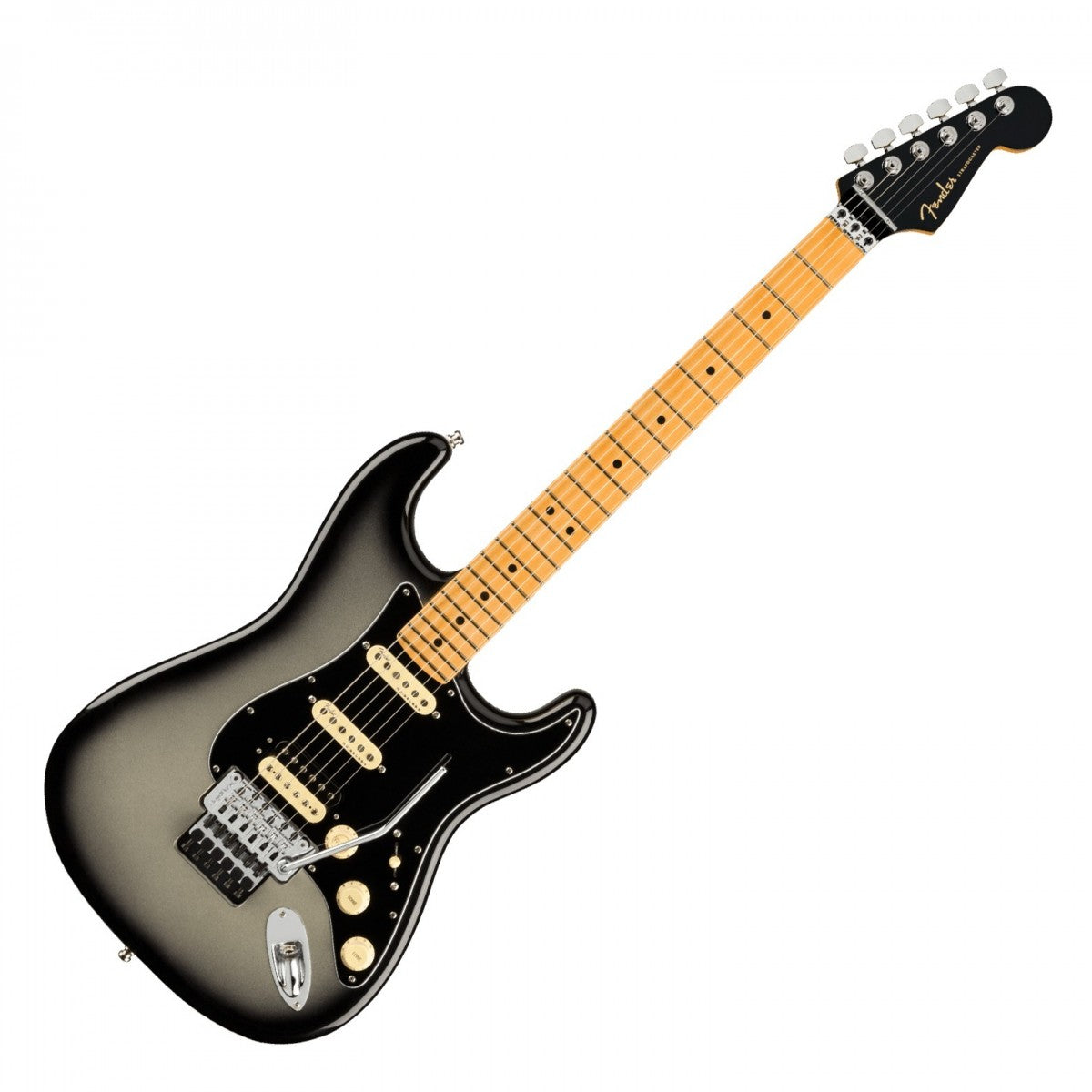 Fender American Ultra Luxe Stratocaster HSS FR MN Guitarra Eléctrica Silver Burst 7