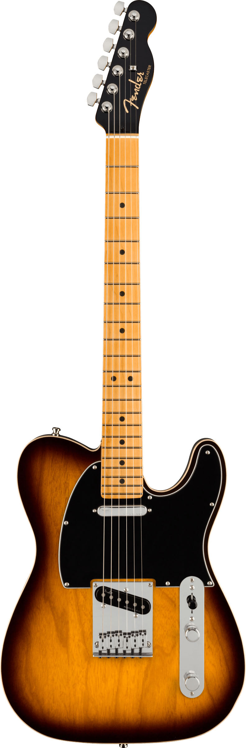 Fender American Ultra Luxe Telecaster MN Guitarra Eléctrica 2 Tonos Sunburst 1