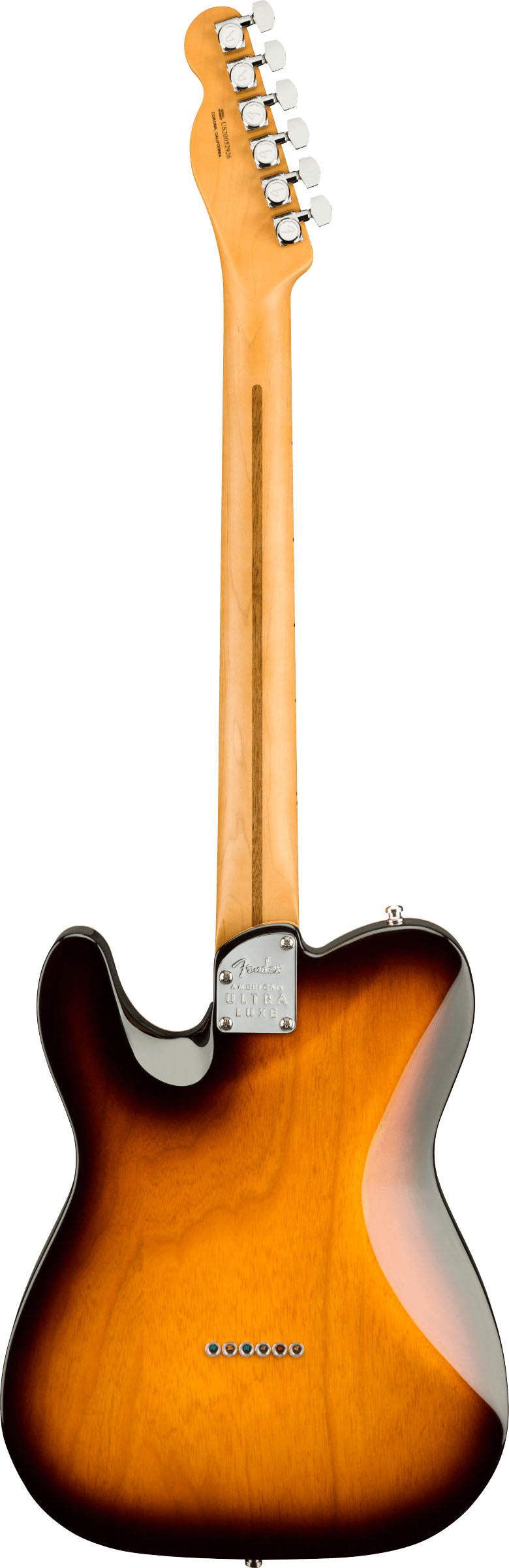 Fender American Ultra Luxe Telecaster MN Guitarra Eléctrica 2 Tonos Sunburst 2