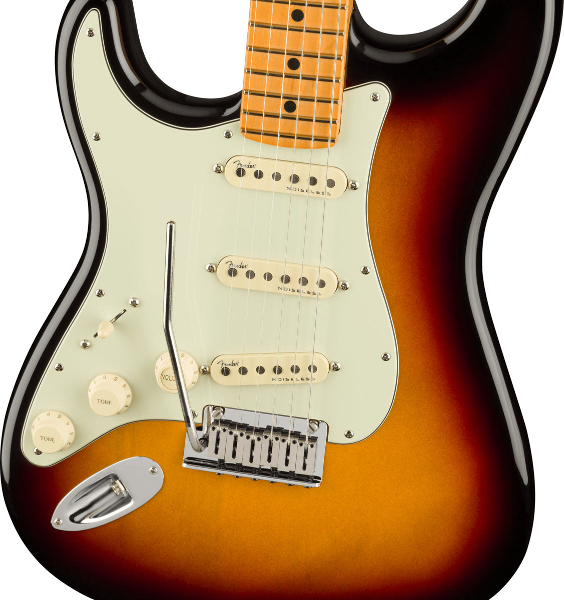 Fender American Ultra Stratocaster LH MN Guitarra Eléctrica para Zurdos Ultra Burst 4