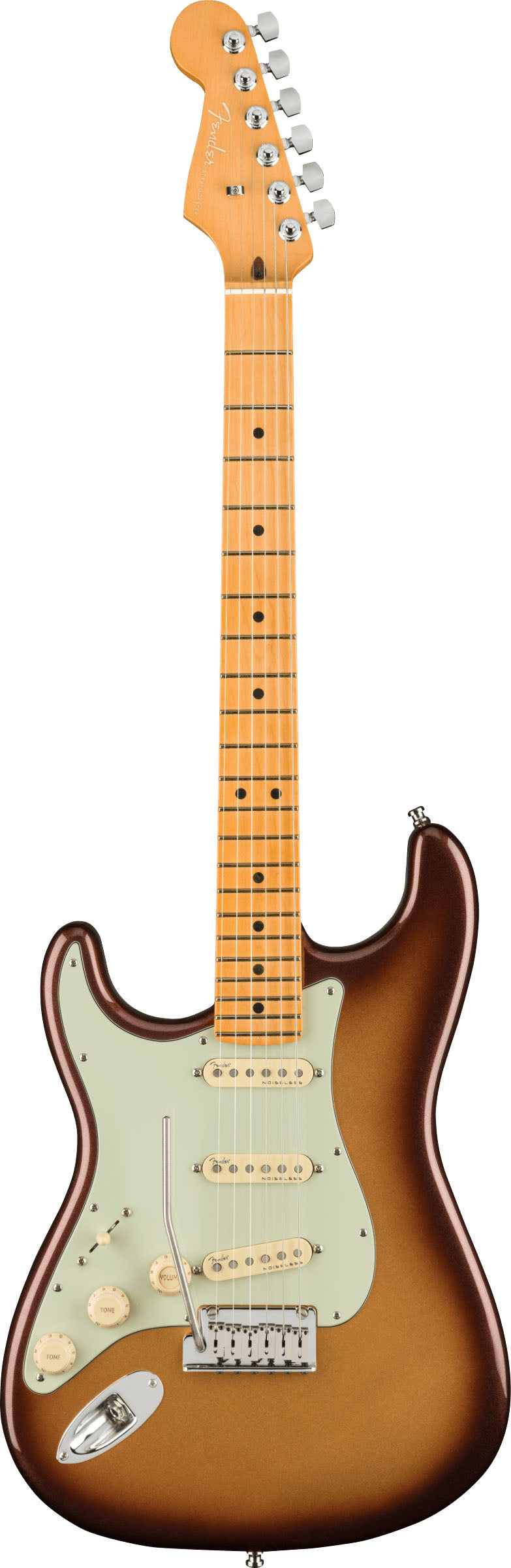 Fender American Ultra Stratocaster LH MN Guitarra Eléctrica para Zurdos Mocha Burst 1