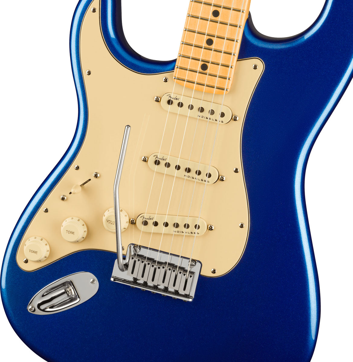 Fender American Ultra Stratocaster LH MN Guitarra Eléctrica para Zurdos Cobra Blue 4