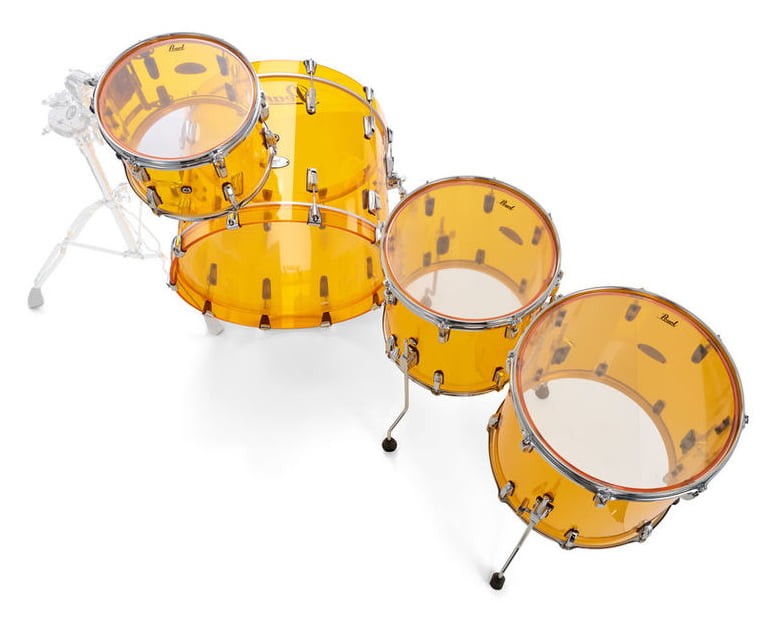 Pearl CRB524FP C732 Crystal Beat Batería Acústica Tangerine Glass 4