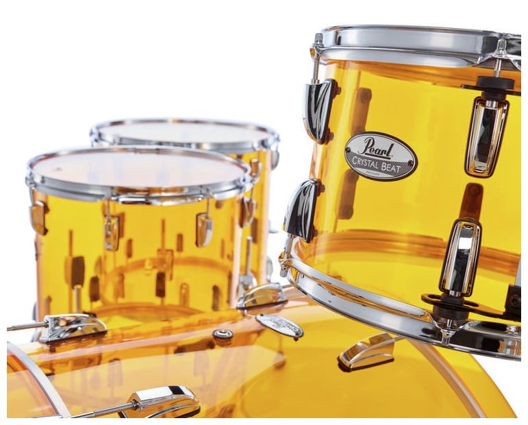 Pearl CRB524FP C732 Crystal Beat Batería Acústica Tangerine Glass 7