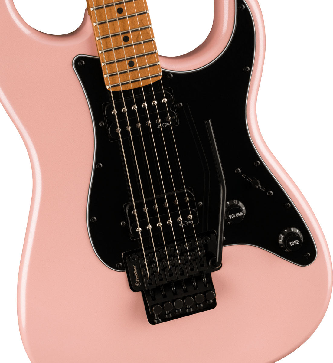 Squier Contemporary Stratocaster HH FR Guitarra Eléctrica Shell Pink Pearl 4