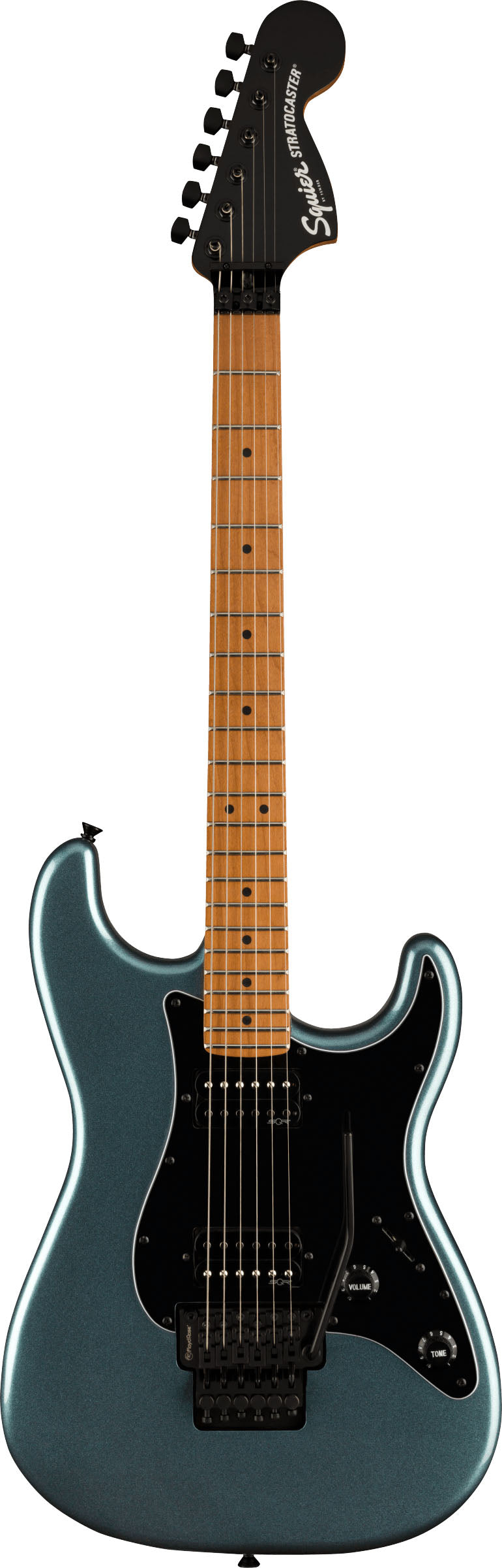 Squier Contemporary Stratocaster HH FR Guitarra Eléctrica Gunmetal Metallic 1