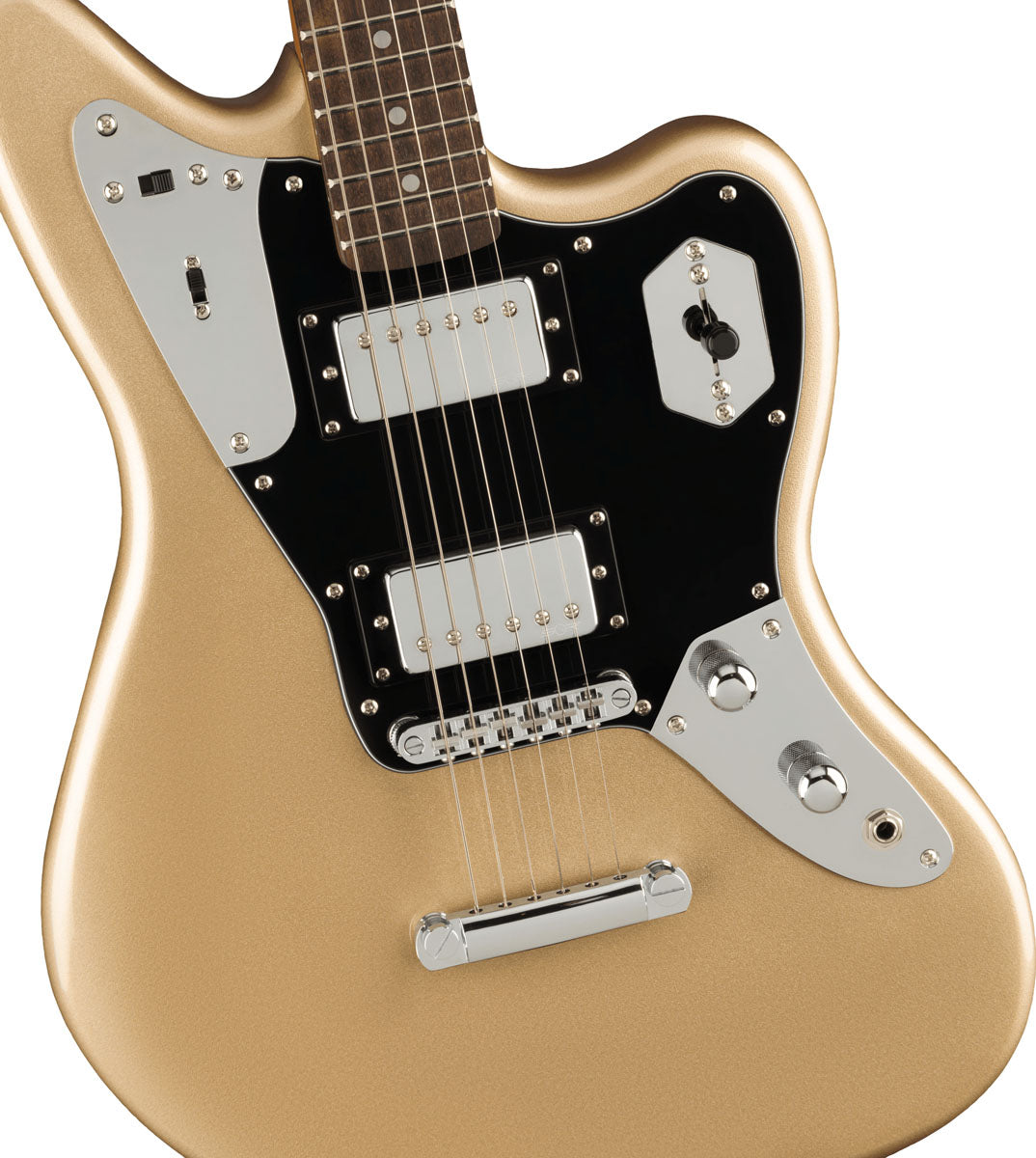 Squier Contemporary Jaguar HH Guitarra Eléctrica Shoreline Gold 4