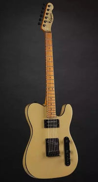 Squier Contemporary Telecaster RH Guitarra Eléctrica Shoreline Gold 9