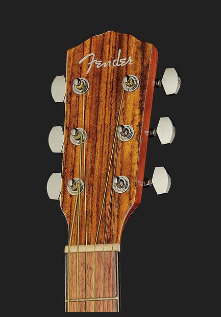 Fender CC140SCE Concert Guitarra Electroacústica Natural con Estuche 12