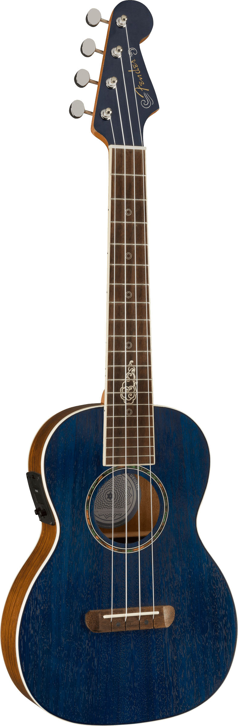 Fender Dhani Harrison Ukelele Sapphire Blue 2