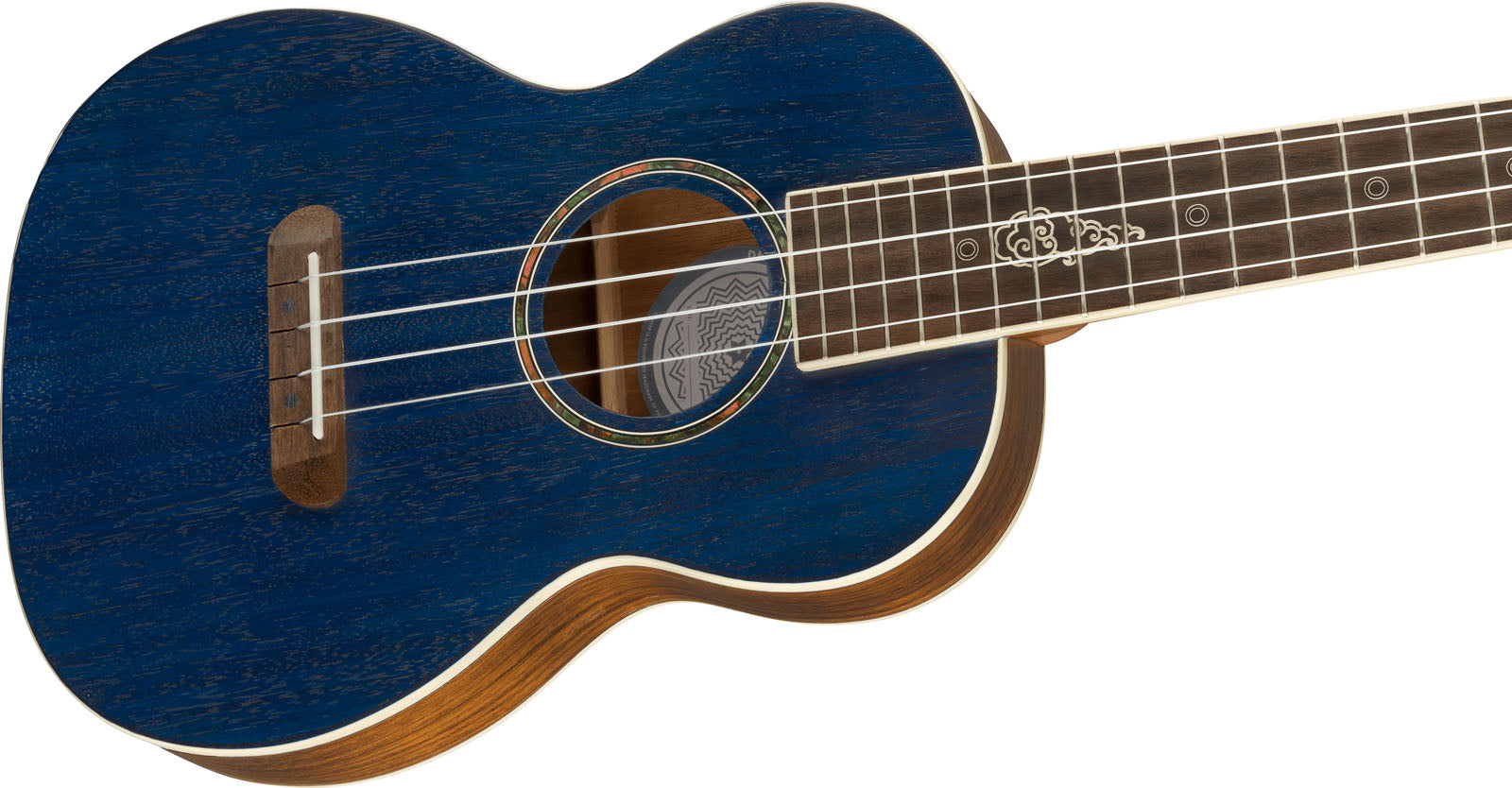 Fender Dhani Harrison Ukelele Sapphire Blue 4