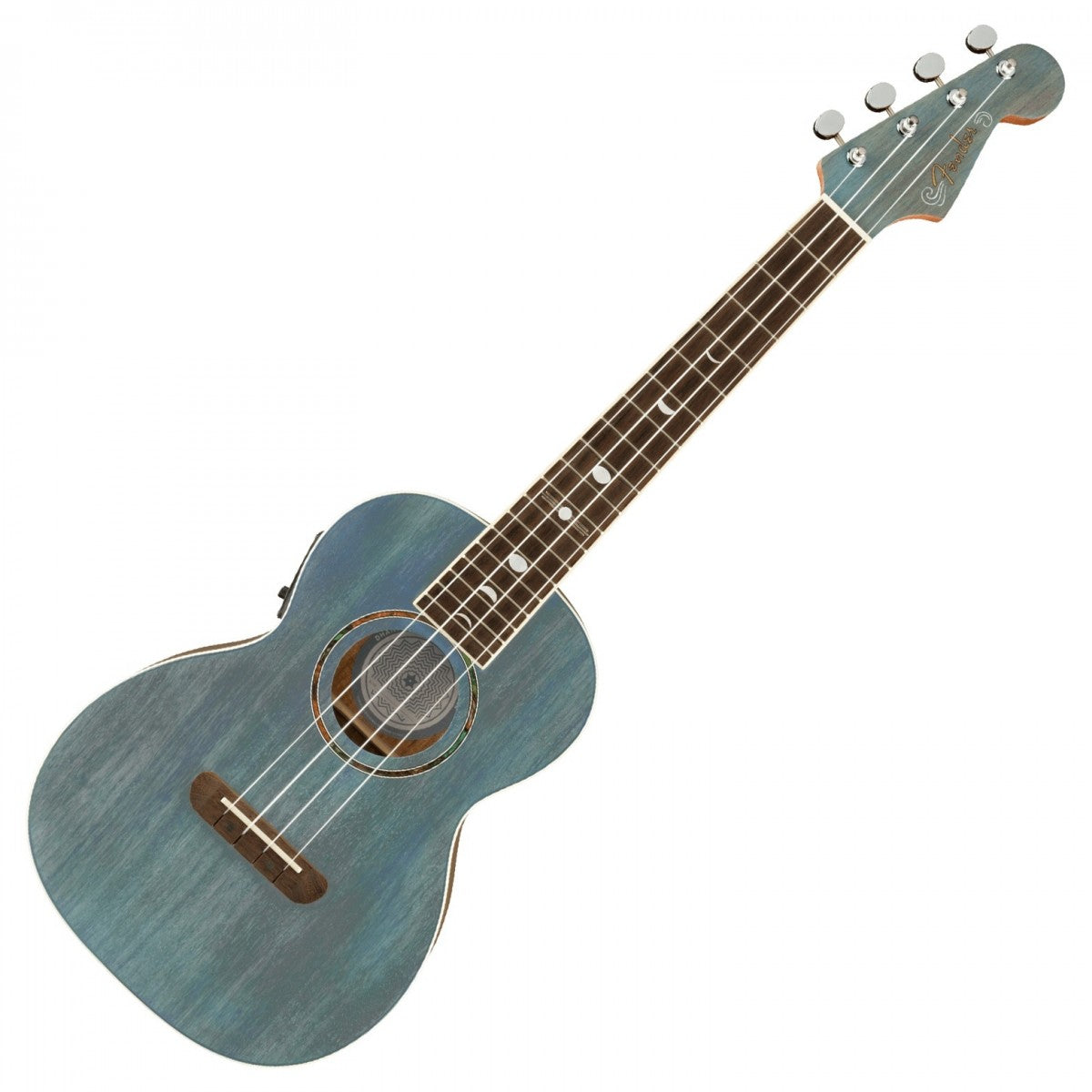 Fender Dhani Harrison Ukelele Turquoise 8