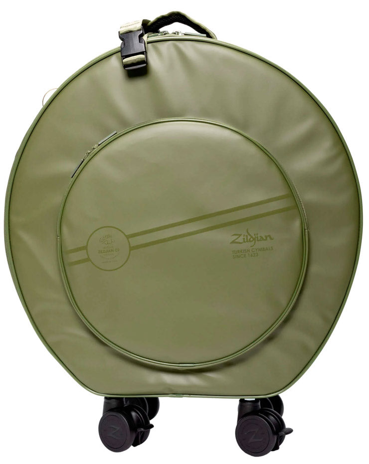 Zildjian ZXRB00624 Collection Touring Rolling Bag Funda Platos 24 Sage Green 1