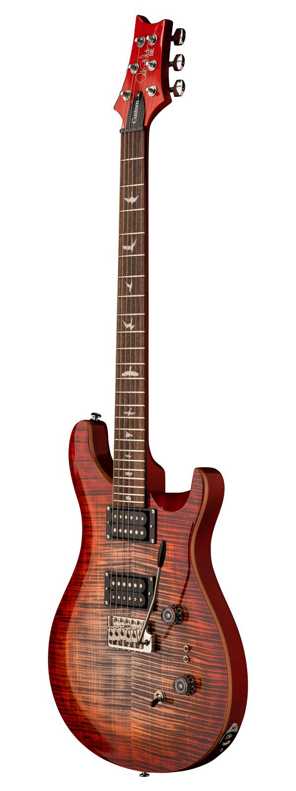 PRS SE Custom 24-08 CCB Guitarra Eléctrica Charcoal Cherry Burst 2