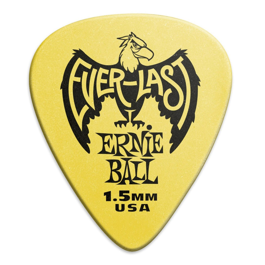 Ernie Ball 9195 Everlast Bolsa de 12 Púas 1.5mm Amarillas 1