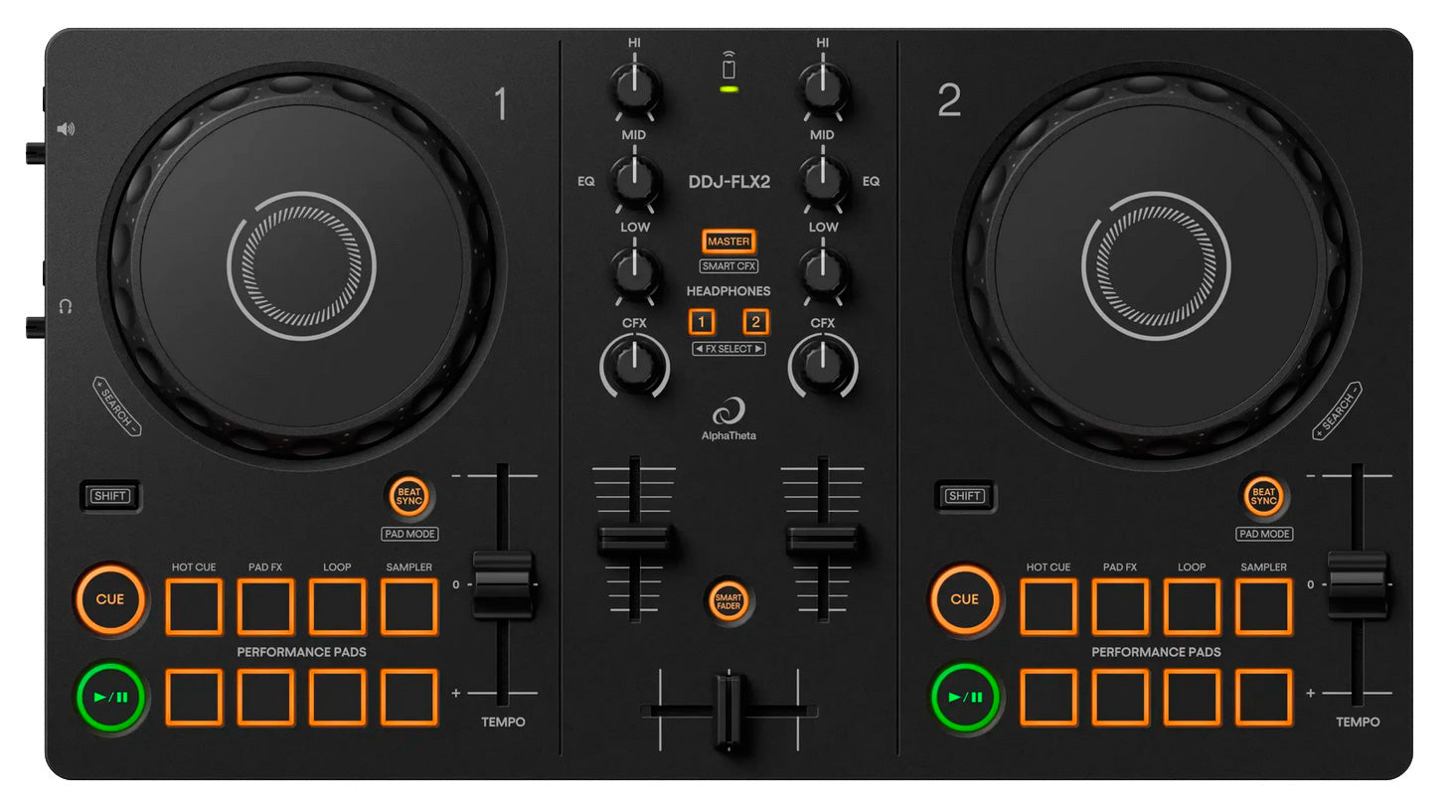 Alphatheta DJ DDJ FLX2 Controlador DJ 1