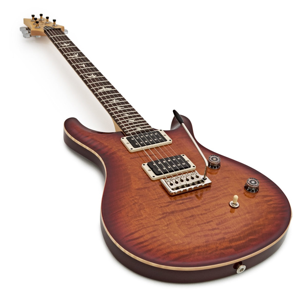 PRS CE24 DCB Guitarra Eléctrica Dark Cherry Sunburst 4