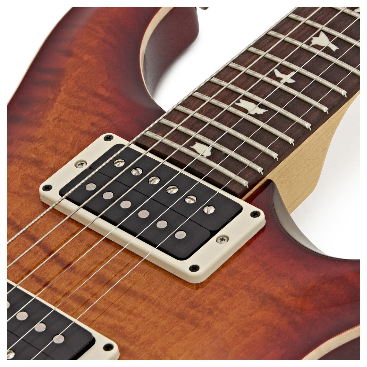 PRS CE24 DCB Guitarra Eléctrica Dark Cherry Sunburst 6